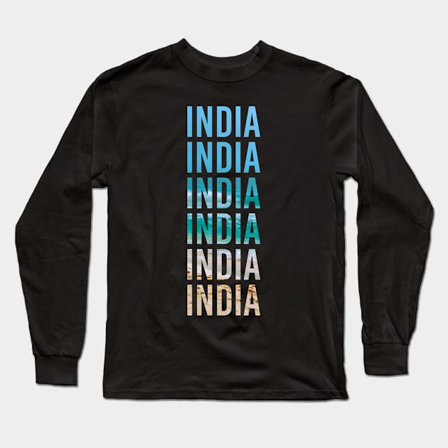 India honeymoon trip for newlyweds. Perfect present for mother dad father friend him or her Long Sleeve T-Shirt by SerenityByAlex